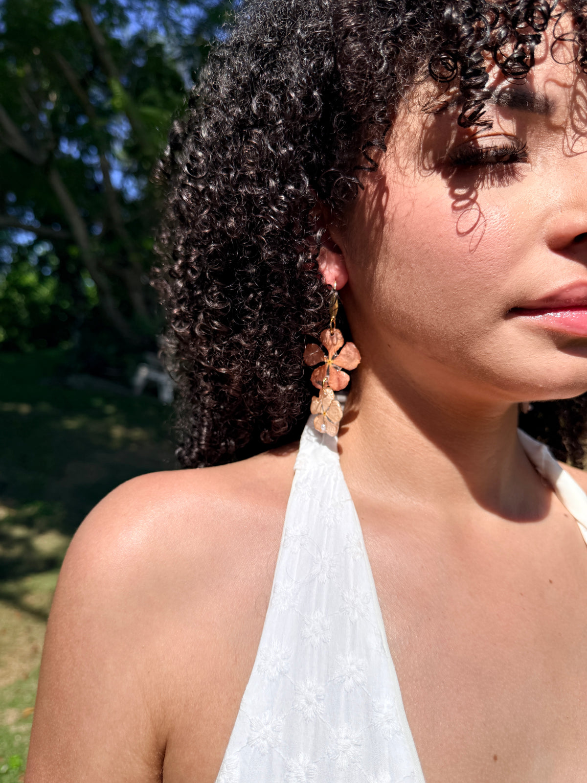 Blush Coastal Cascade Earrings
