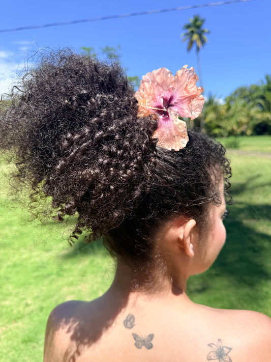 Blush Poppy Hair Comb