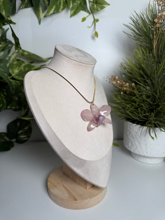 Mini Dendrobium necklace