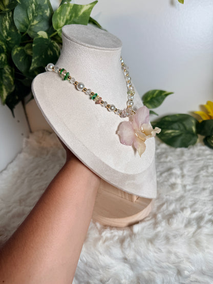 Blush Orchid Necklace