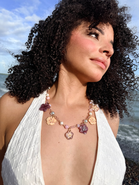 Coastal Bloom Necklace(playera)