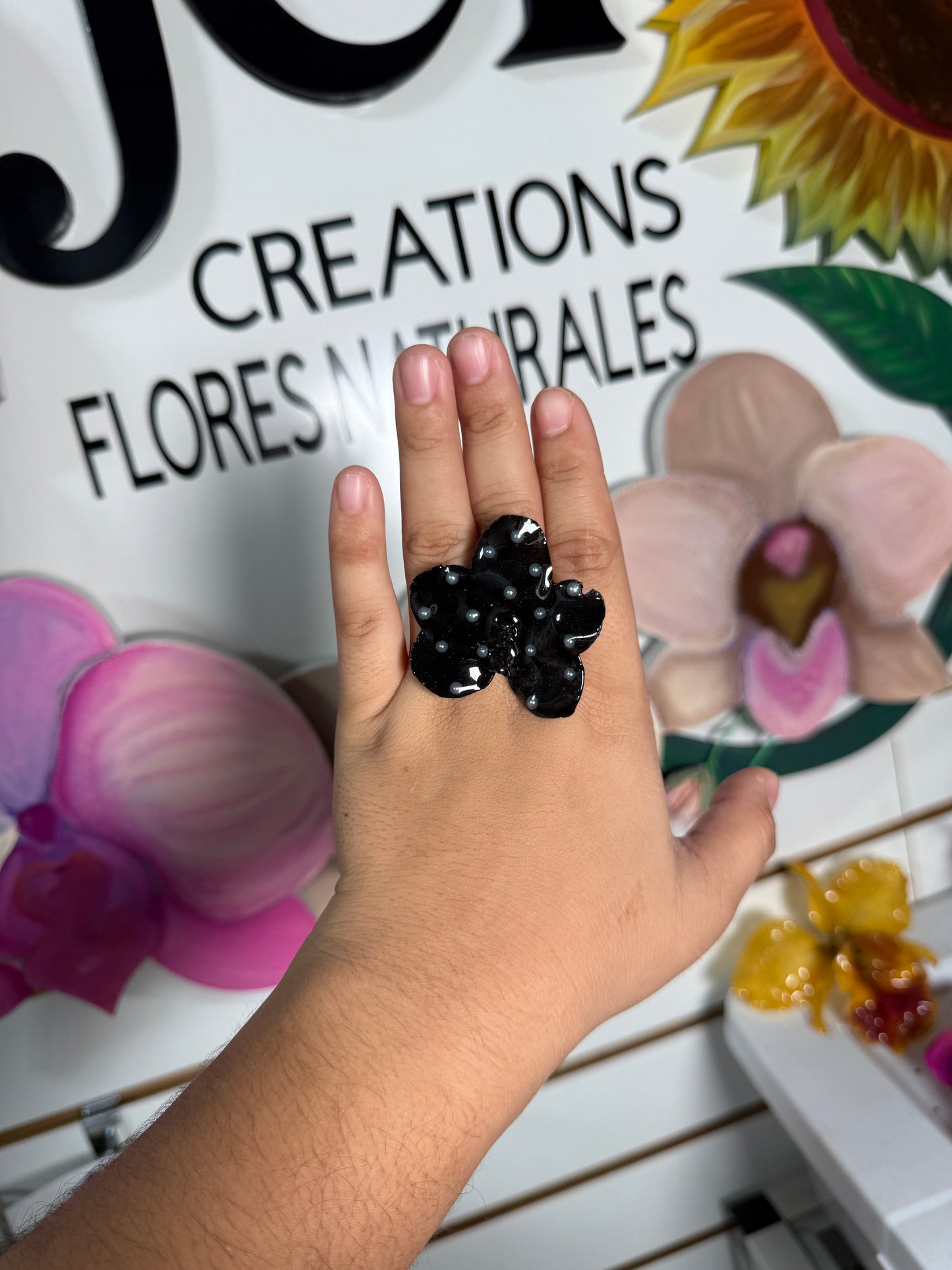 Black Orchid ring