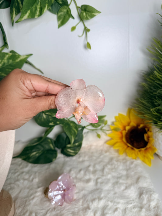 Blush Orchid Cuff Bracelet