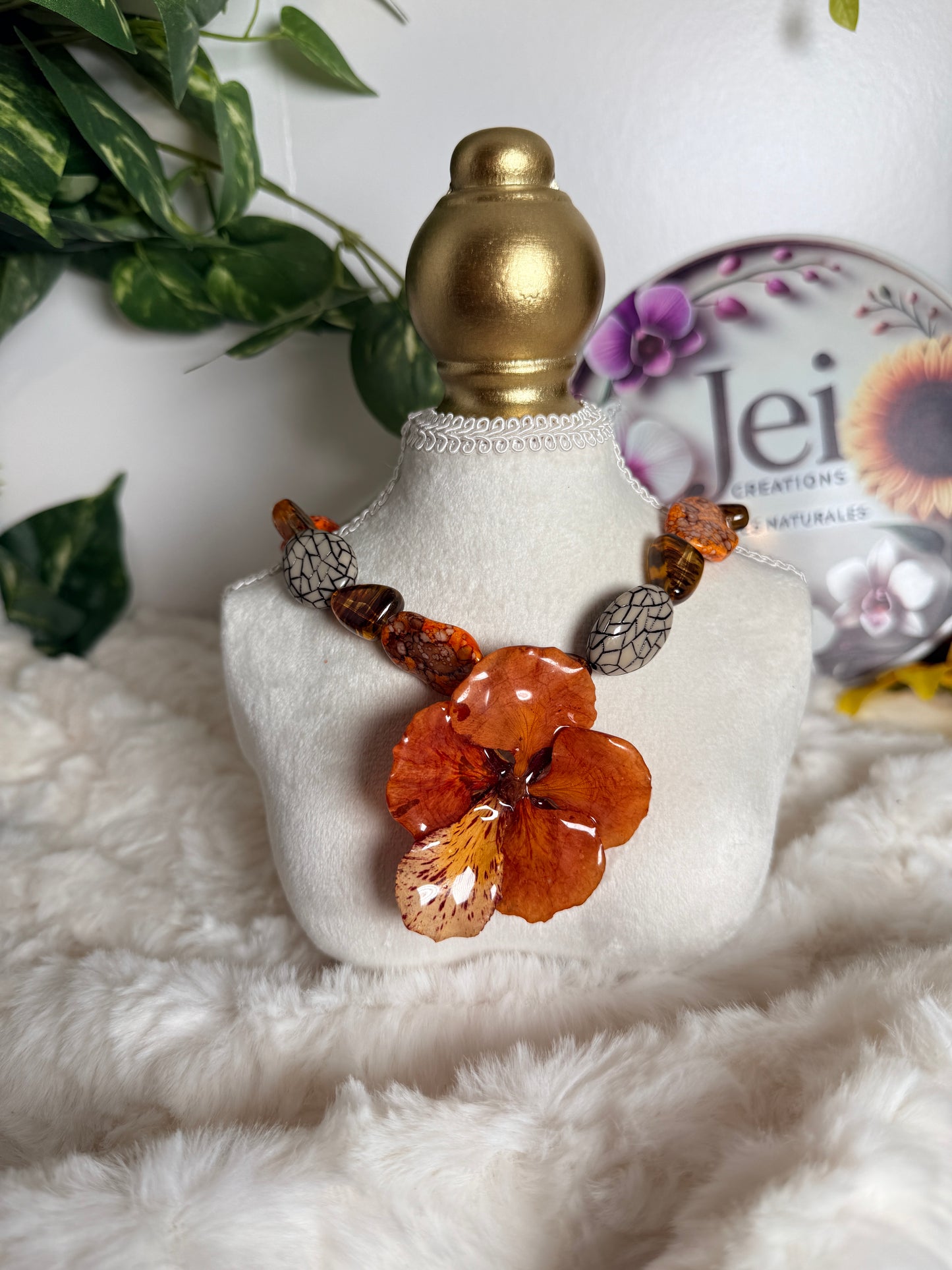 Flamboyant Bloom Statement Necklace