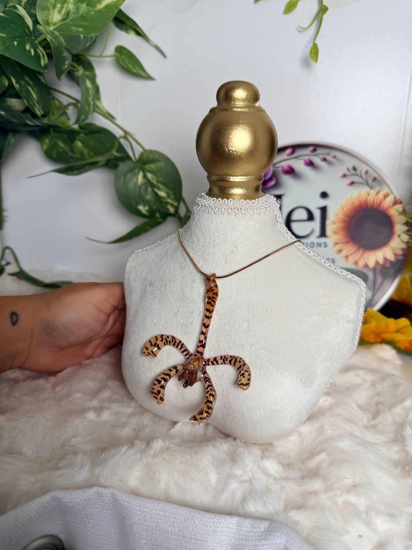 Wild Essence Brassia Necklace