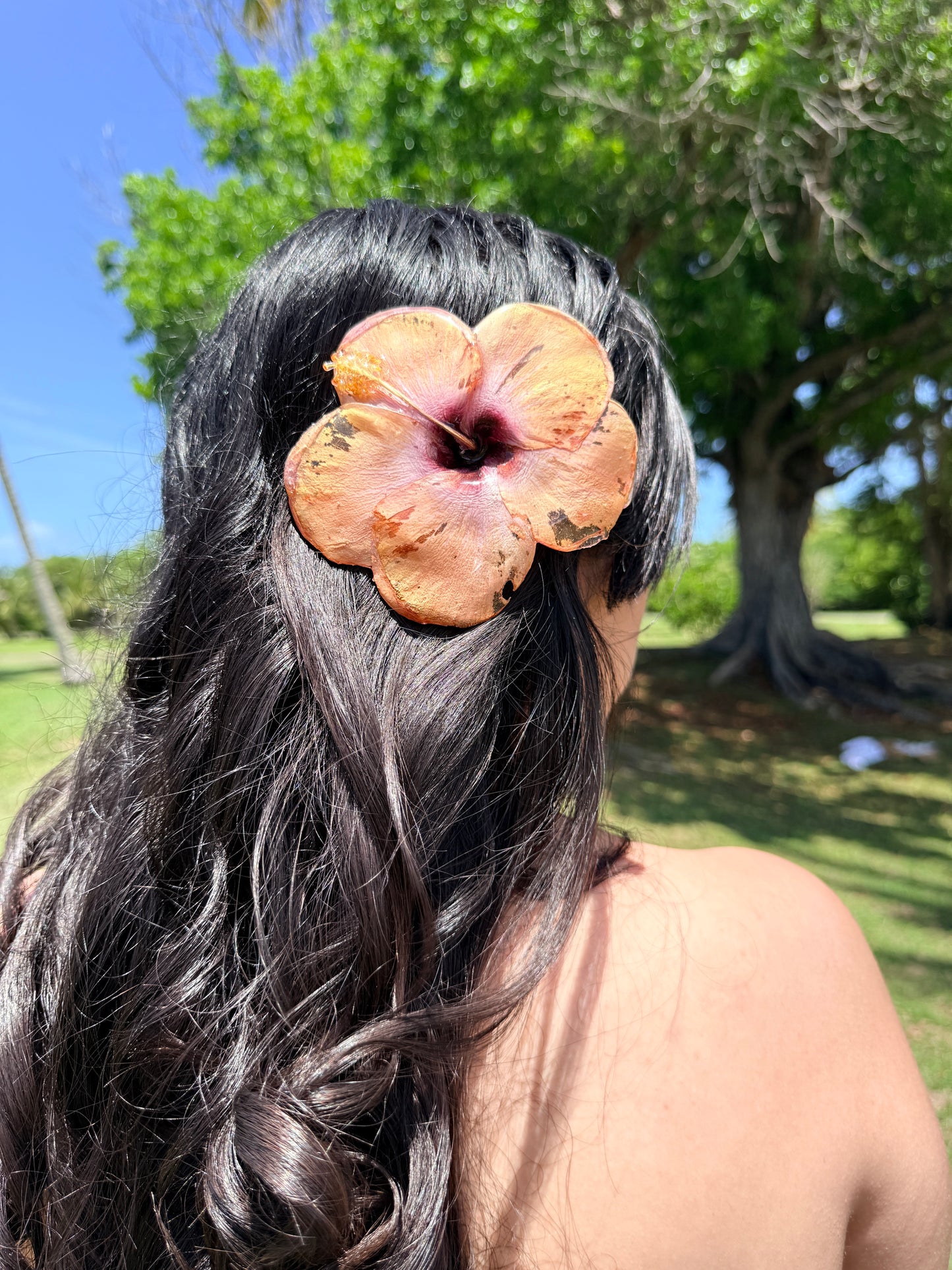 Sunset Poppy 2-in-1 Necklace & Hair Clip 🌺