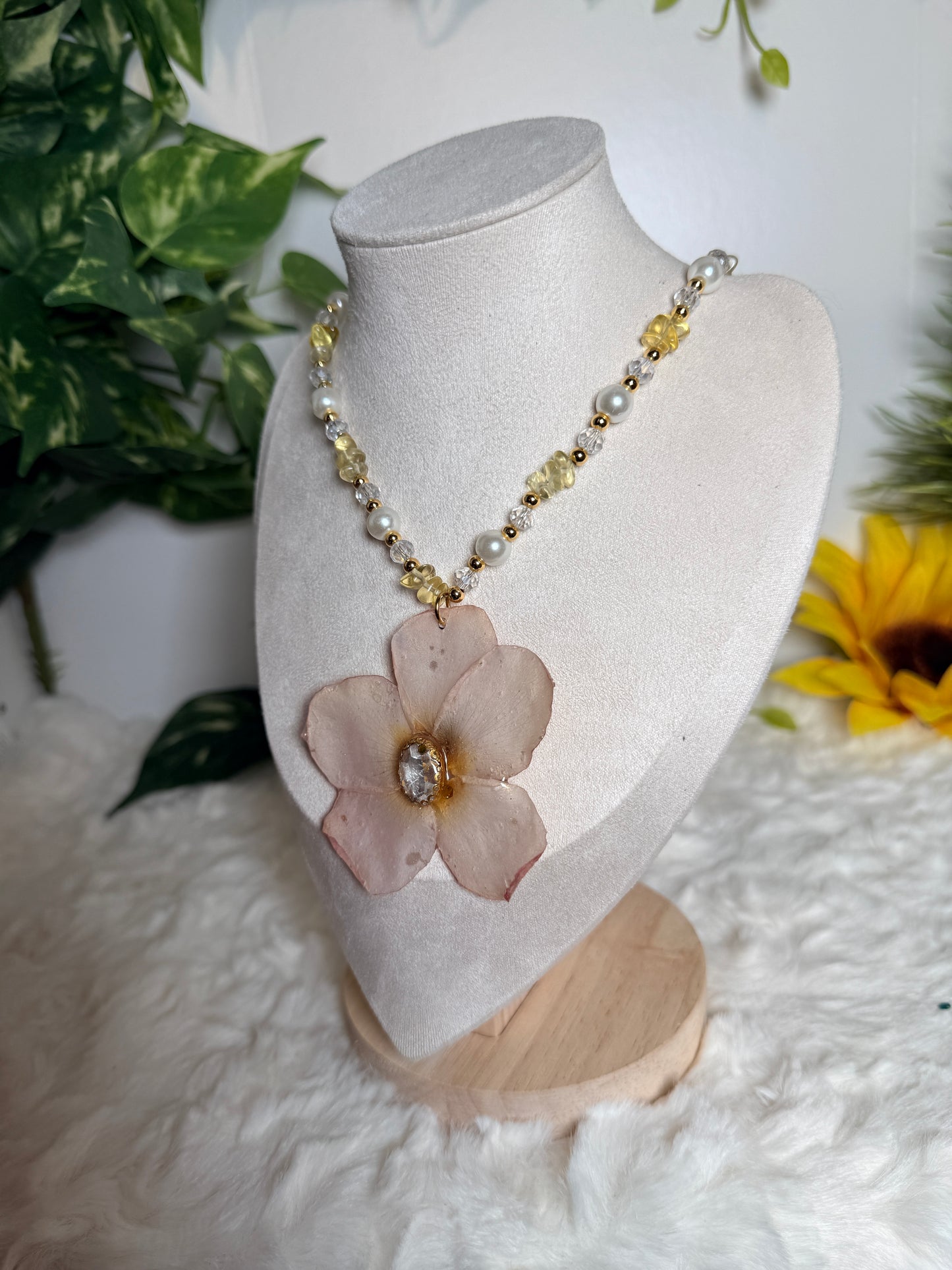 Exotic Desert Rose Necklace