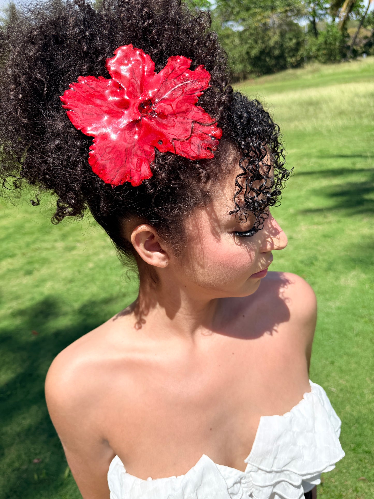 Amapola hair clip🌺 ( pre- venta-12-junio)