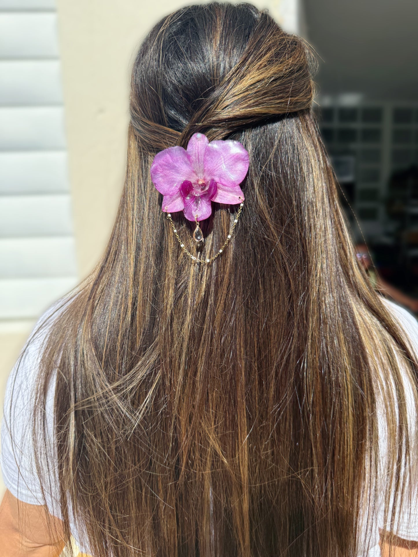 Dendrobium Orchid Hair clip