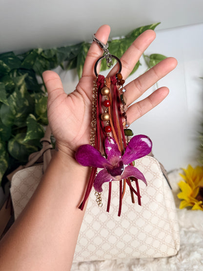 Dendrobium Boho Bag Charm