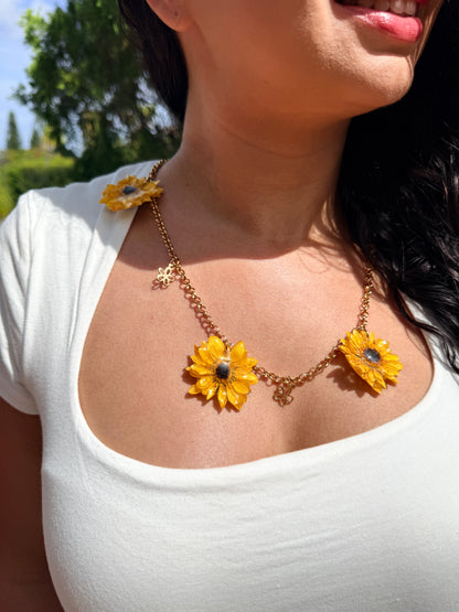 Sunlit Bloom | 2-in-1 Necklace & Waist Chain