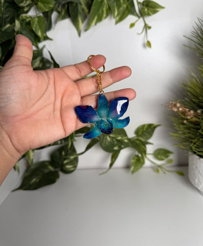 Orchid Keychain