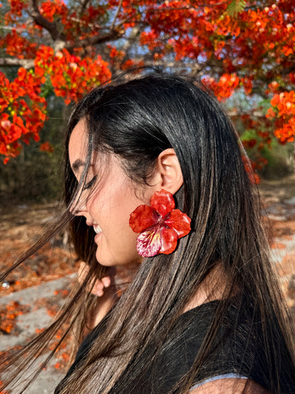 Flamboyant Blaze Stud Earrings