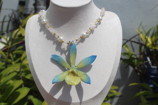 Cattleya Orchid Fancy necklace