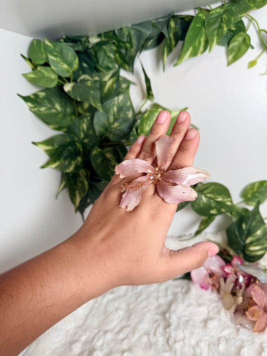 Blush Exotic Poppy Ring