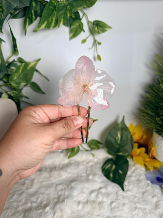 Blush Pearl Orchid Hair Fork