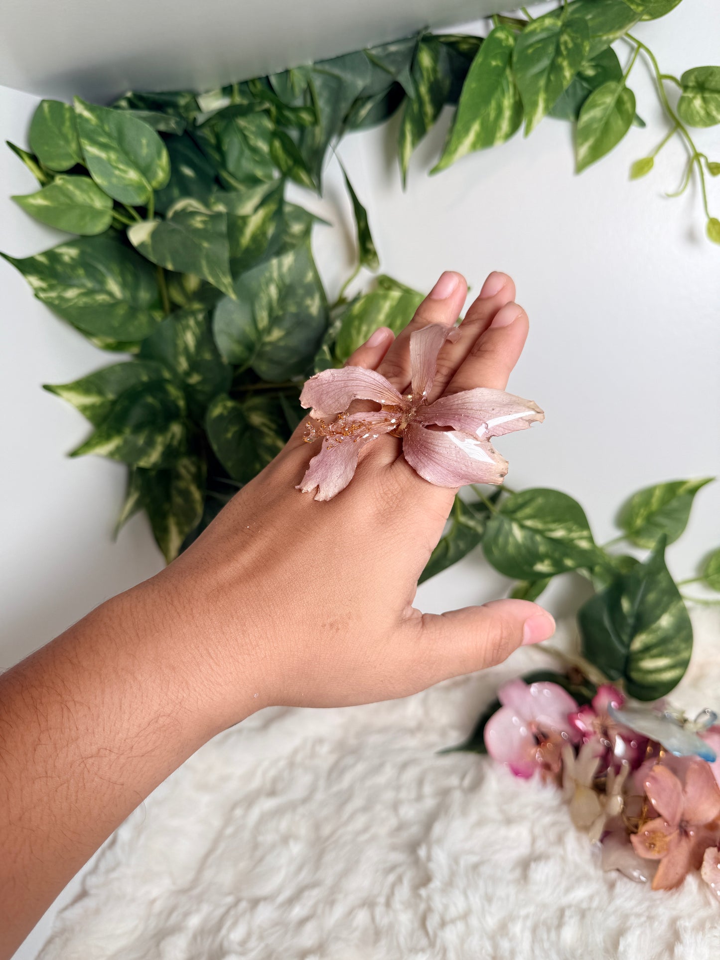 Blush Exotic Poppy Ring