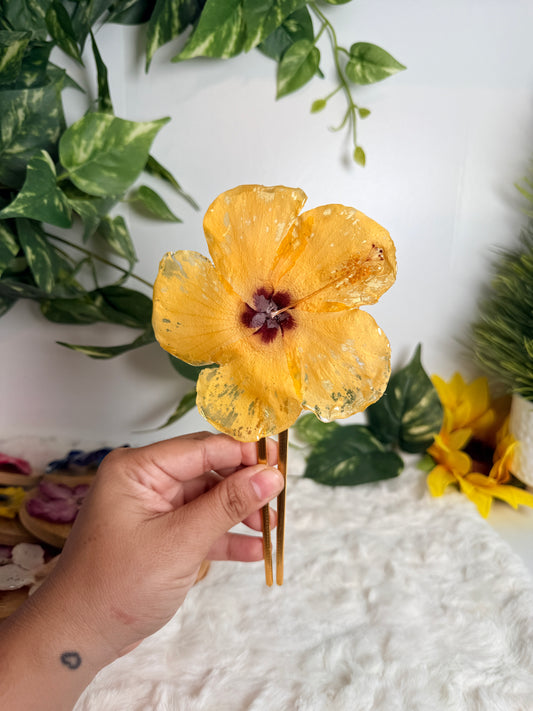 Golden Solstice Hair Fork