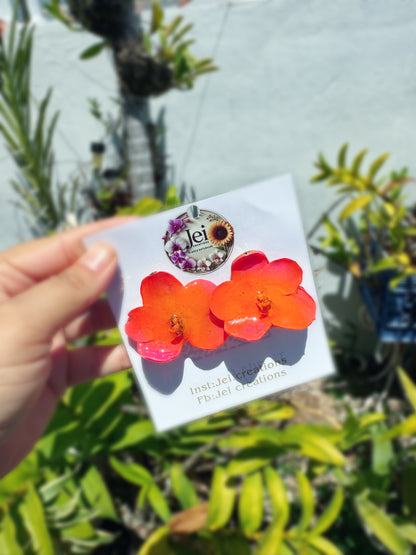 Towers braids Orchid Stud