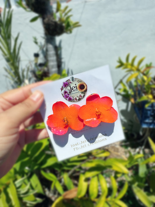 Towers braids Orchid Stud