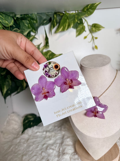 Lavender Orchid Set