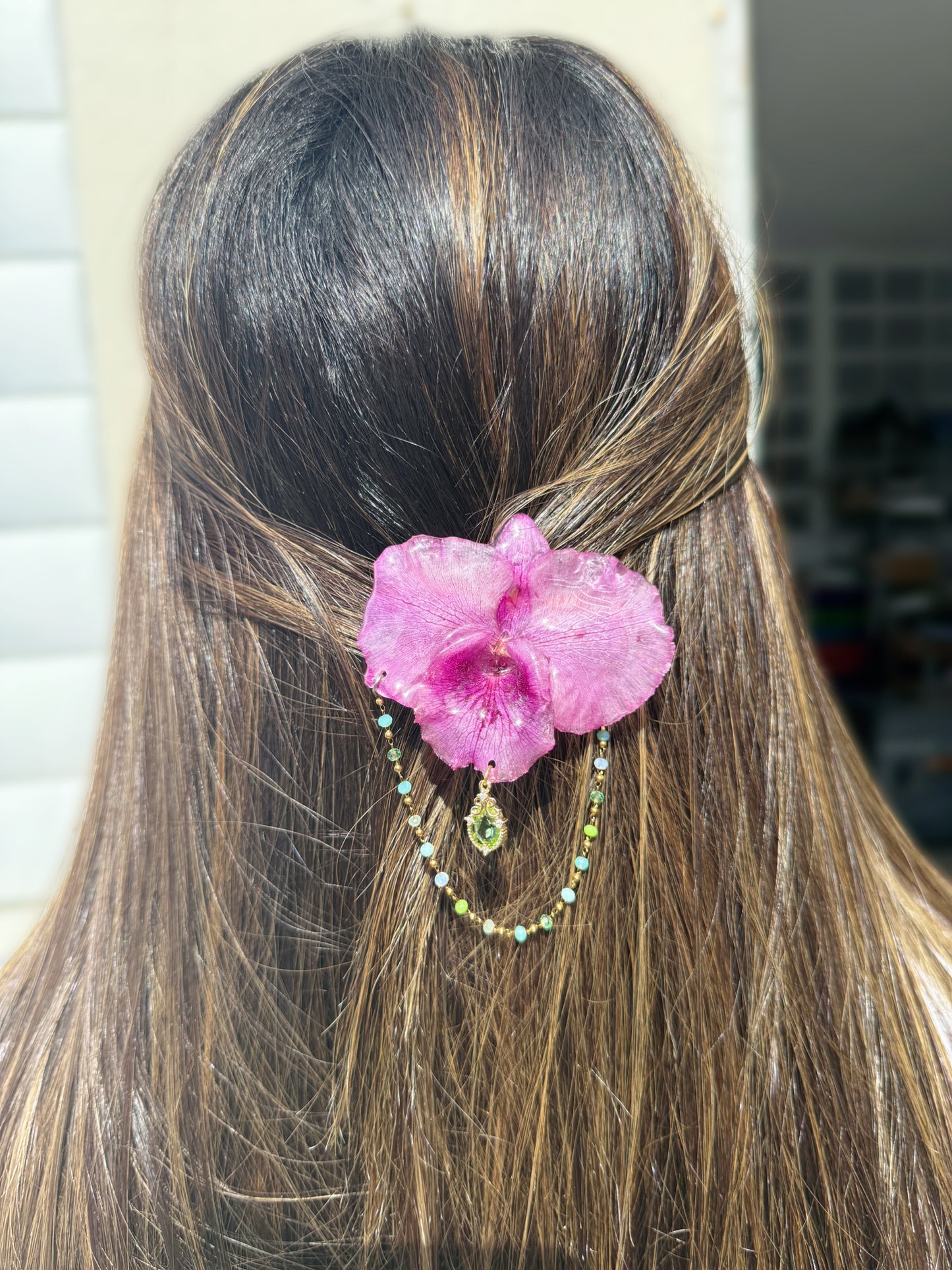 Dendrobium Orchid Hair clip