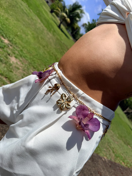Orchid Muse Convertible Body Chain