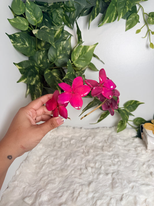 Sunset Plumeria Headband