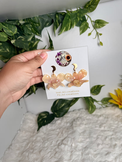 Moonlight Orchid Earrings