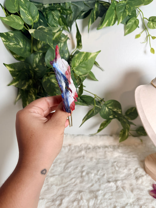 Borinquen Bloom Hair Fork 🇵🇷