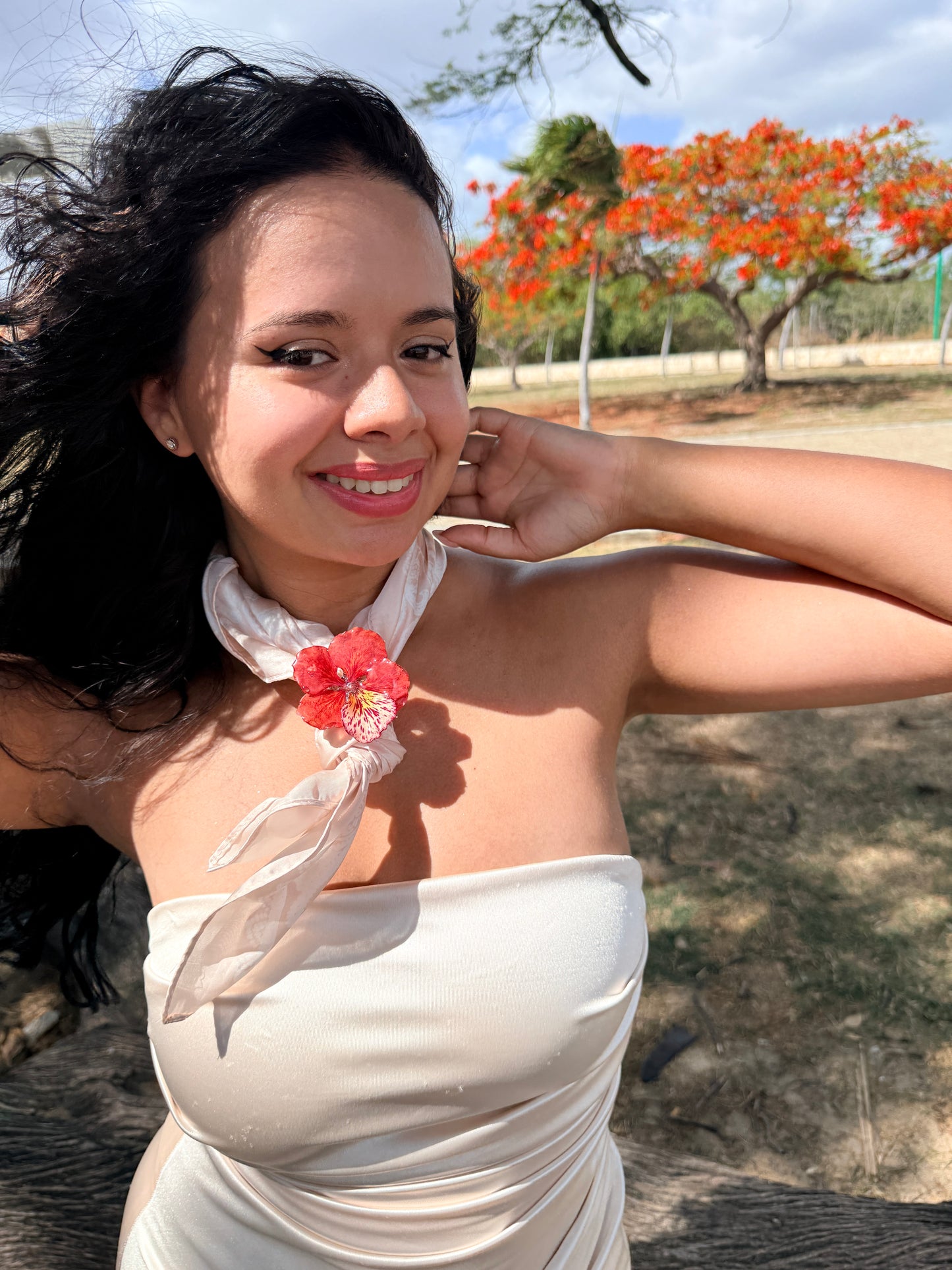Flamboyán Scarf Bloom