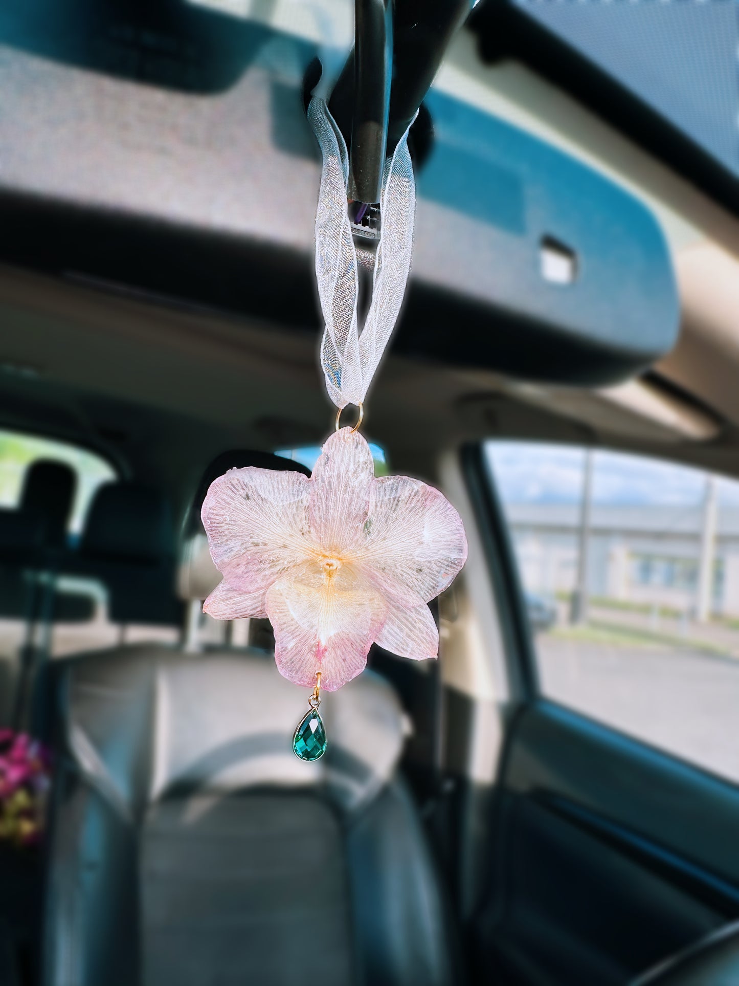 Dendrobium Orchid Car Hanging