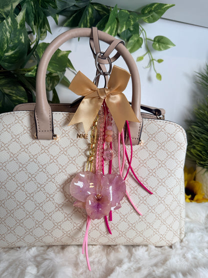 Blush Orchid Bag Charm