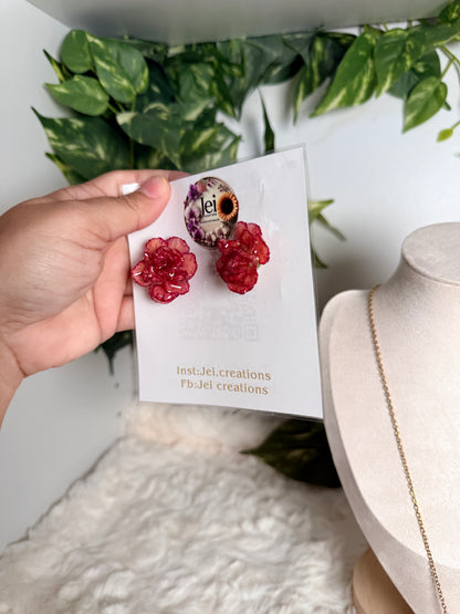 Crimson Carnation Set(clavel mini )