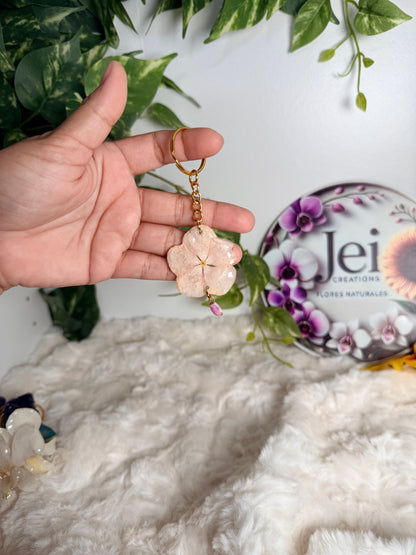 Flowers keychain