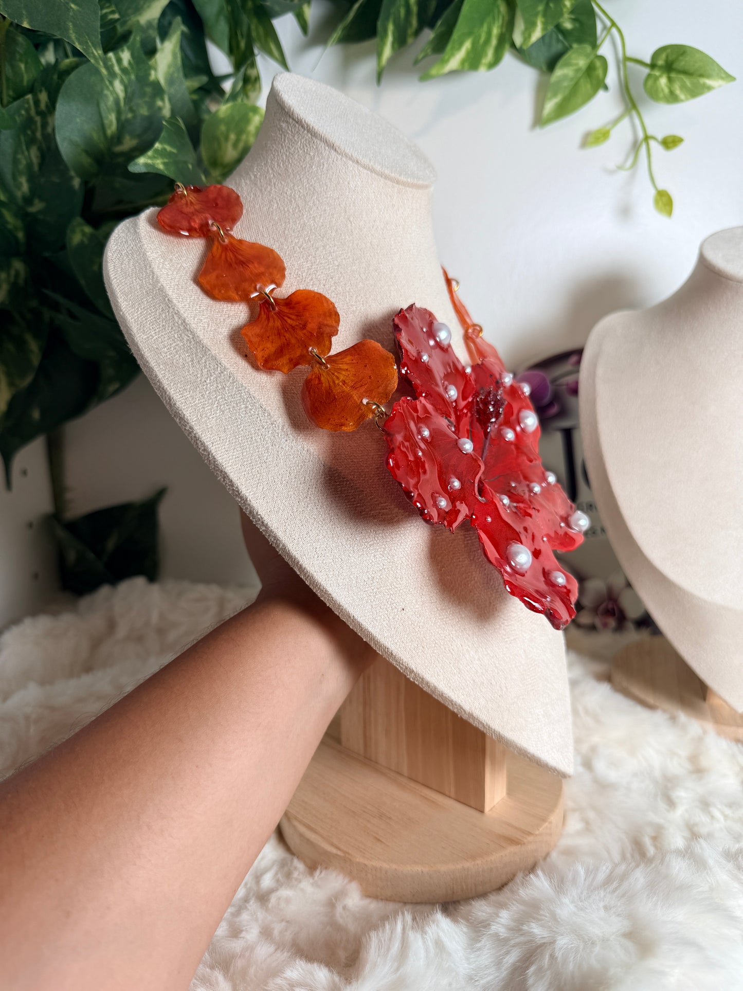 Flamboyán Poppy Pearl Necklace
