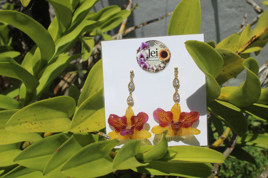 Fairy Orchid earings