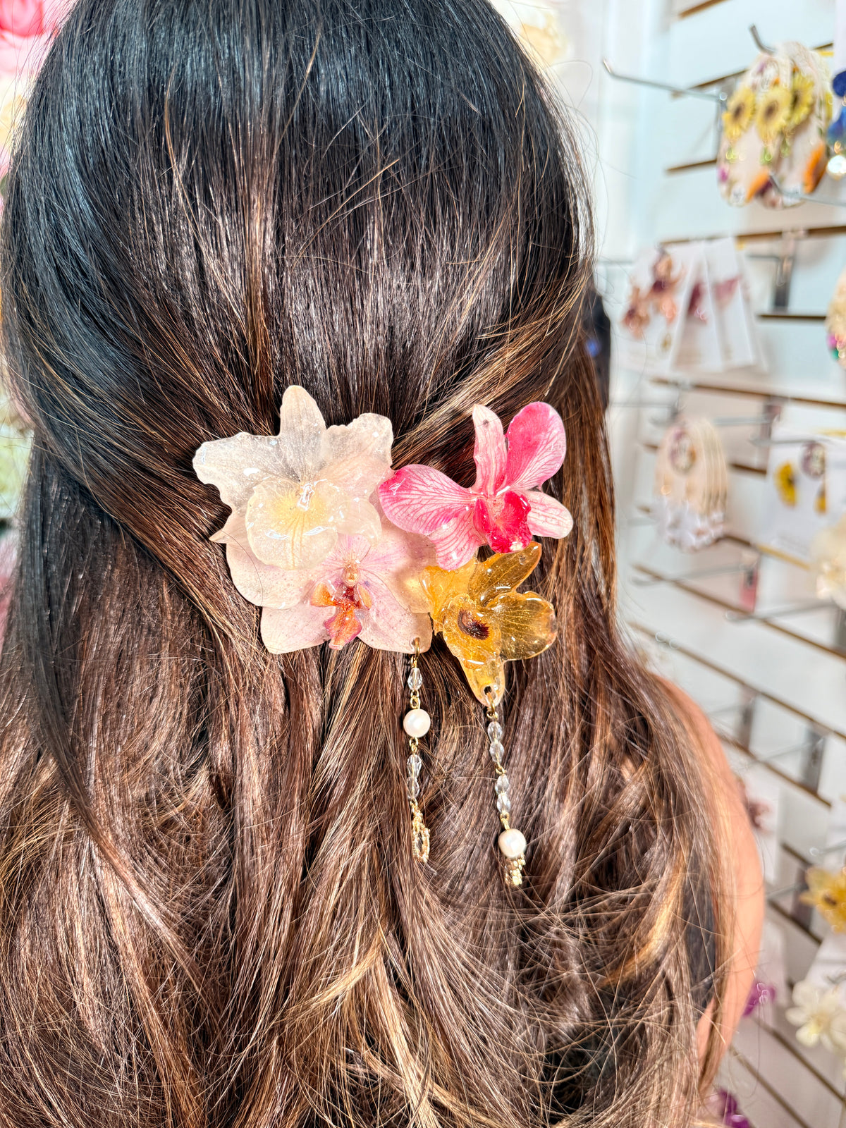 Orchid Blush Garden Hair Clip