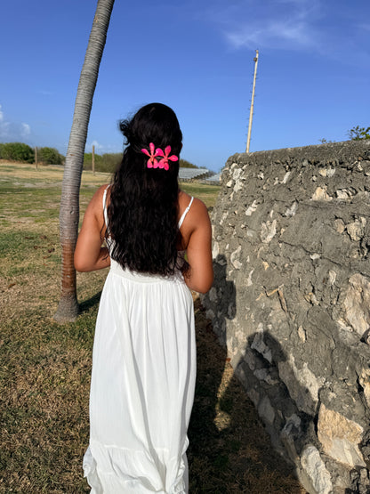 Double Vanda Orchid Hair Clip