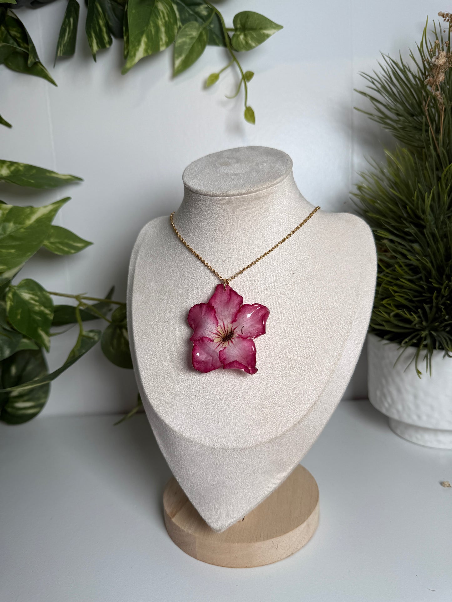 Desert rose necklace