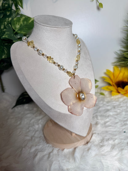 Exotic Desert Rose Necklace