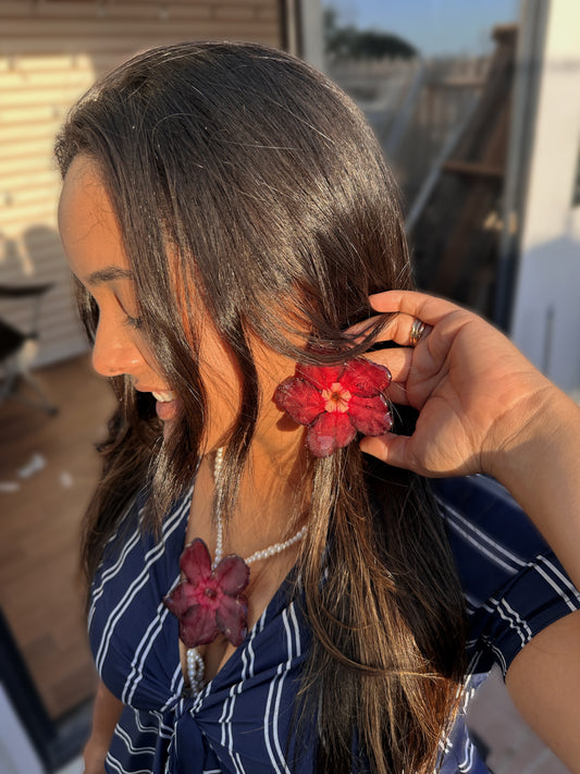 Red/Vine Desert Rose set