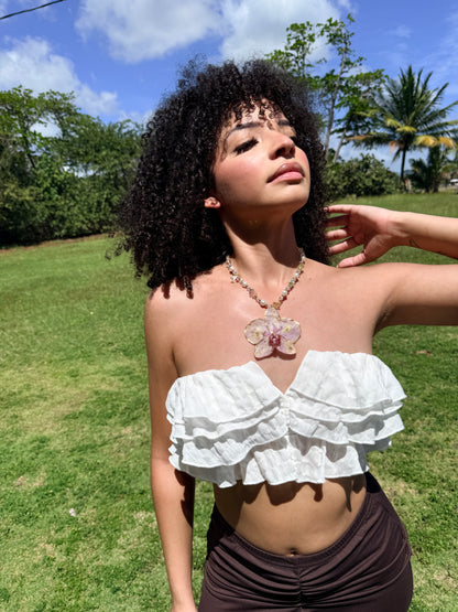 Fairy Phalaenopsis necklace