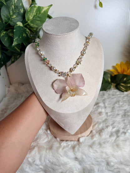 Blush Orchid Necklace