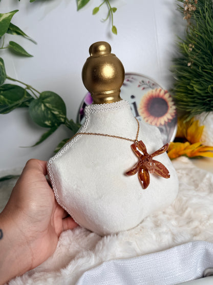 Grammatophyllum necklace