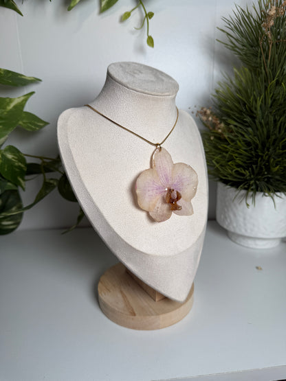 Phalaenopsis Orchid necklace