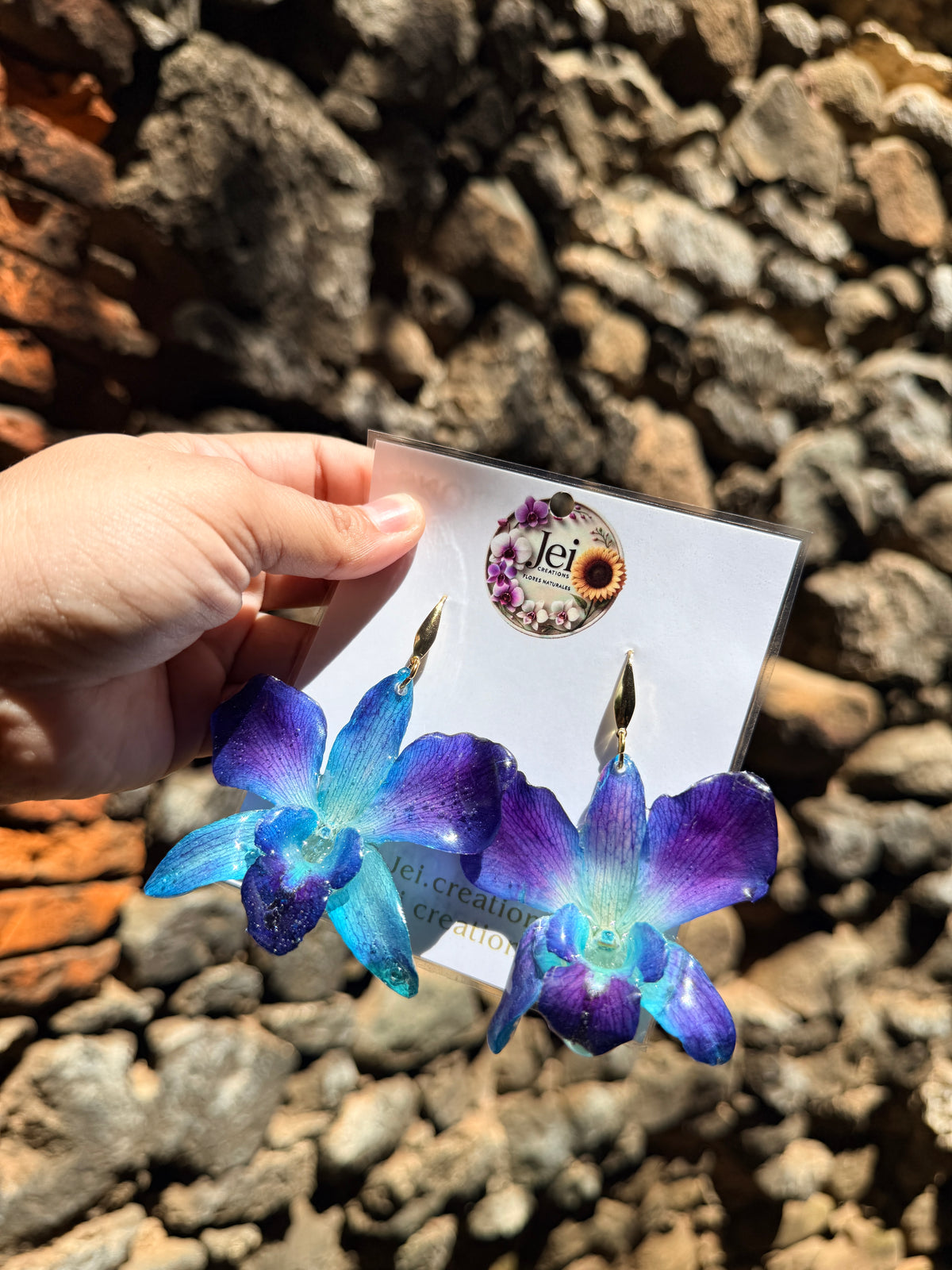 Blue orchid set