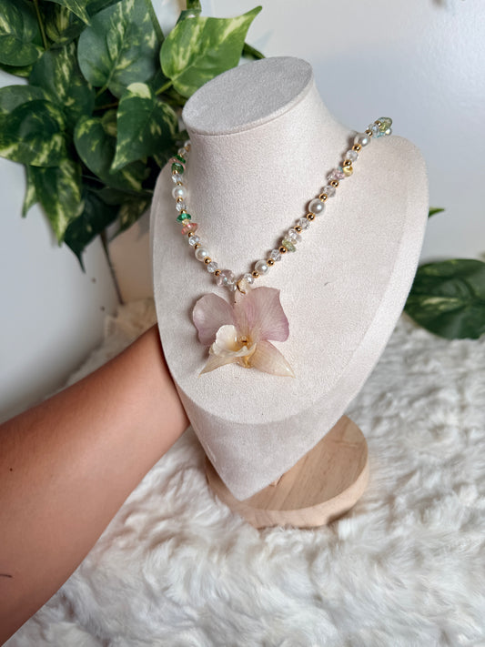 Blush Orchid Necklace