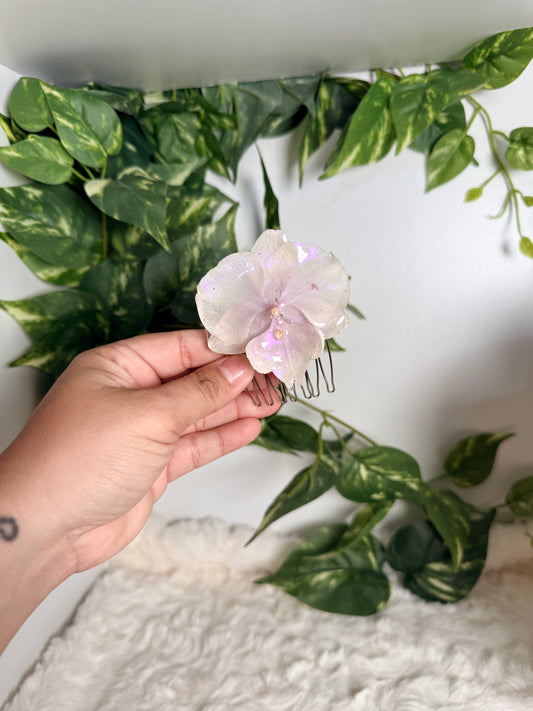Blush Opal – Orchid Hair Comb