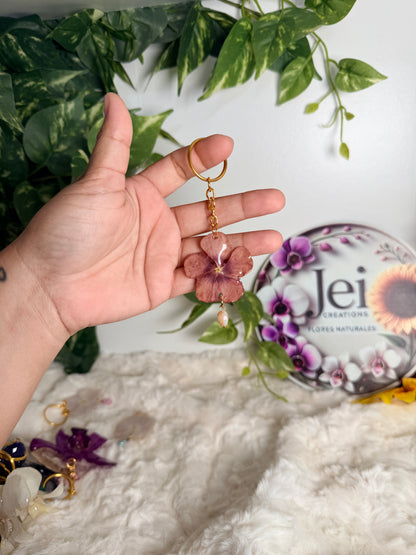 Flowers keychain